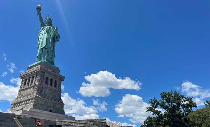 自由の女神、ニューヨーク市、ニューヨーク、自由の女神ニューヨーク